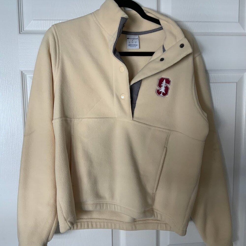 Champion Stanford University Quarter Zip Small
